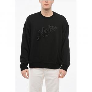 Толстовка EMPORIO с круглым вырезом NOIR и вышивкой бисером Armani, Black