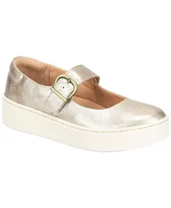 Женские балетки Mira MJ с круглым носком Born, золото