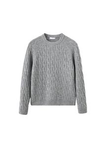 MANGO MAN Свитер 'Maria' в темно-сером цвете