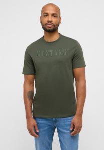Футболка Mustang Print T-shirt, Grün/Green