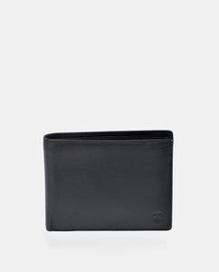 Черный кожаный кошелек с монетницей Emidio Tucci, черный