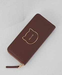 Длинный кошелек с круглой застежкой-молнией PJA-W1271 Big Cat Metal