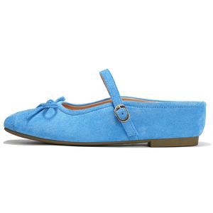 Женские сандалии с закрытым носком, устойчивые к запахам OMS, Blue[Height Increasing 5Cm]