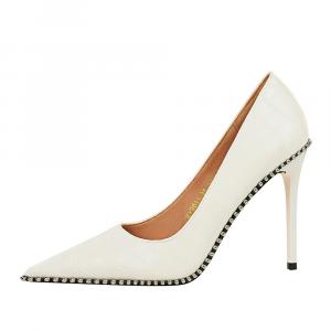 QITUMAUL Стройные каблуки на высоком каблуке 10,5 см женские белые, цвет White[Heel Height 10.5cm]