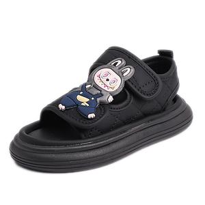 Детские сандалии с нескользящей подошвой и износостойким верхом RHOBESAM, черный