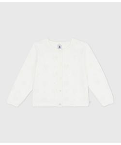 Вязаный кардиган с сердечками