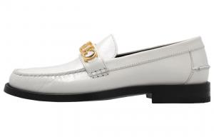 Лоферы женские Gucci Logo-plaque, белый