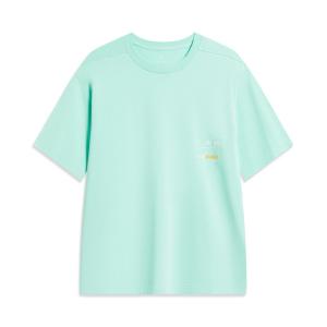 Футболка LiNing Li Ning X Salventius, унисекс, прозрачно-бирюзовый цвет