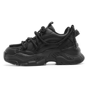 B.Duck Износостойкие массивные низкие кроссовки унисекс черные, цвет Black