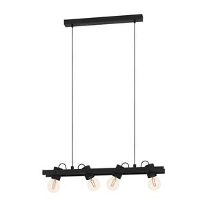 Настольная лампа Marama черный, 77/105/112 см