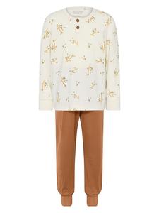 Minymo Пижама кремового/светло-коричневого цвета