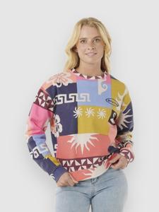 Свитер Rip Curl Keepsakes Fleece Crew Fleece Pullover, multico