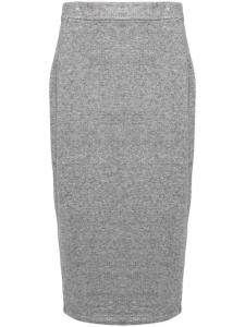 Vince трикотажная юбка миди Cozy, серый