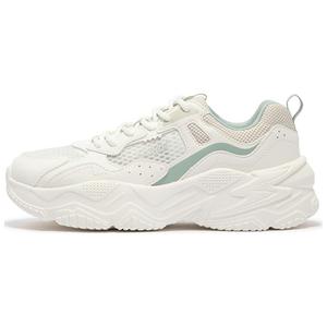 Кроссовки женские с низким верхом Feather белый/светло-дымчато-зеленый 361°