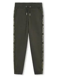 Спортивные брюки с логотипом Michael Kors Kids, зеленый