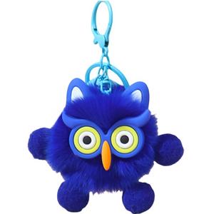 Креативная милая кукла-брелок капибара плюшевый кулон высота 7см Mise, синий