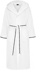 Мужской халат Bruno Banani "Дэнни" (1 шт.), с полосками с логотипом, мужской халат из 100% хлопка, S-4XL, белый