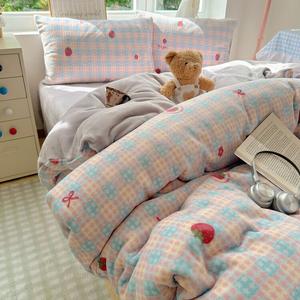 FUANNA Комплект постельного белья 1.5, 4 предмета, пододеяльник 150x200 см