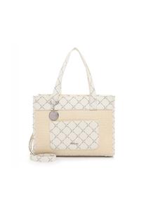 Сумка через плечо Anna 33,5 см Tamaris, экрю