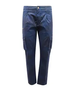 Брюки-Карго с цветочным узором. Daniele Alessandrini, синий