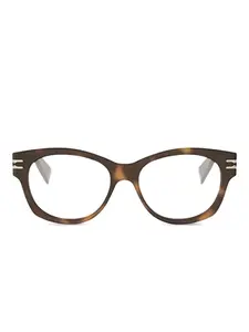 Очки с логотипом Bvlgari, коричневый