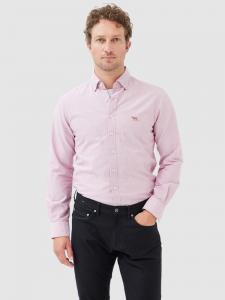 Rodd & Gunn Cotton Oxford Slim Fit Хлопковая рубашка с длинными рукавами, Мерло