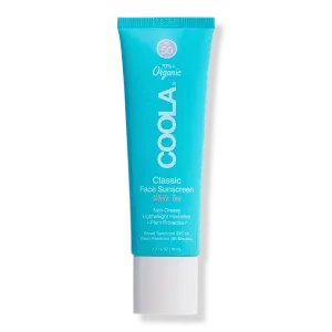 Органический классический солнцезащитный крем для лица SPF 50 COOLA, White Tea