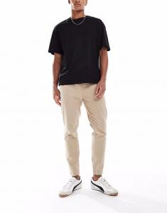 Брюки Brave Soul с эластичной талией в каменном цвете