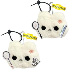 AIZIYUO Плюшевый кулон Badminton Bunny Blue Eyed Cat высота 7см