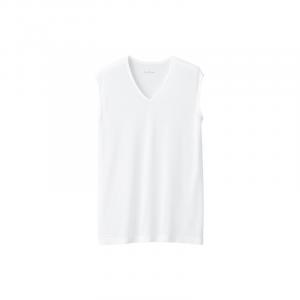 Майка мужская Muji с V-образным вырезом, серый