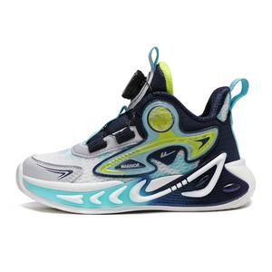 Детские баскетбольные кроссовки для детей WARRIOR, белый/серый/синий