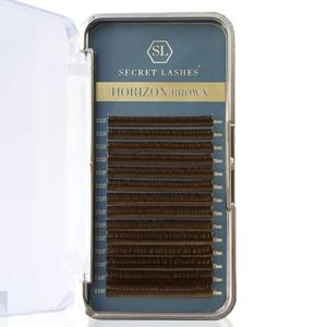 Secret Lashes Horizon Brown Mix D, 0,07, 8-14 мм