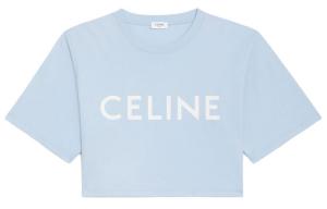 Топ укороченный женский Celine, синий