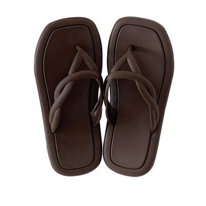 Thin strips Бытовые тапочки тонкие полоски, Бежевый