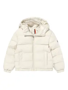 Стеганая куртка с капюшоном Taidu Moncler Enfant, белый