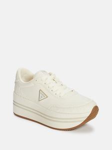 Carsons Массивные платформенные кроссовки Guess Factory, слоновая кость