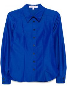 Carolina Herrera рубашка из тафты, синий