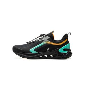 LINING YOUNG Детские кроссовки для бега Black/Neon Jade Green Kids'