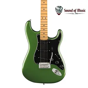 Fender Player II Modified Stratocaster, гриф из клена с чехлом для гитары - Металлический урожайный зеленый