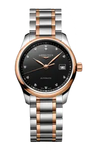 Часы Longines Master collection с розовым золотом 29 мм