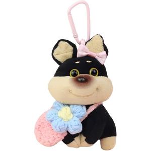 Корейский стиль пасторальный стиль корейский стиль плюшевые подвески пчелы собаки высота 11см Whoops, розовый