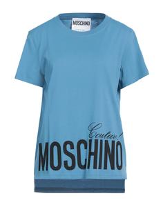 Футболка Moschino, пастельный синий