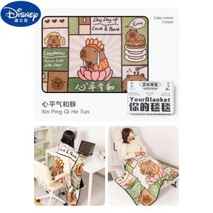 Disney Плед для сна 110х150 см, флисовая подкладка, утолщенный, рисунок оленя