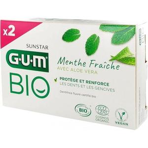 Зубная паста GUM Fresh Mint Aloe Vera Organic 75 мл - Упаковка из 2 шт