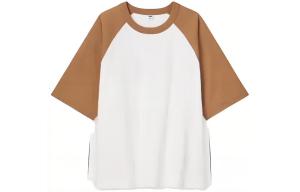 Футболка мужская оранжево-коричневая UNIQLO