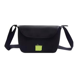 ANTA Тканевая наплечная сумка, унисекс черная Crossbody Bag, Black
