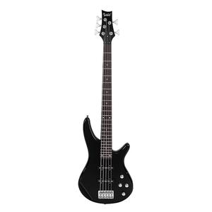 Басс гитара Glarry Black GIB 5 String Electric Bass Guitar Full Size SS Pick-up