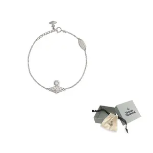 Vivienne Westwood Серебряное с кубическим цирконием браслет для женщин Silver