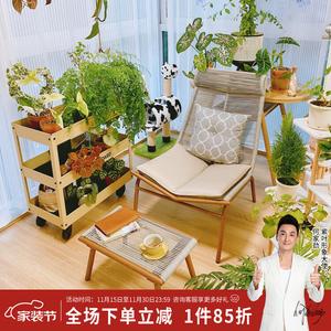 Современное плетеное кресло-качалка для дома и балкона в скандинавском стиле