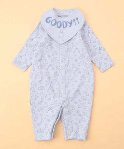 Подарочный набор, включающий двусторонний нагрудник с длинными рукавами (60-80 см).